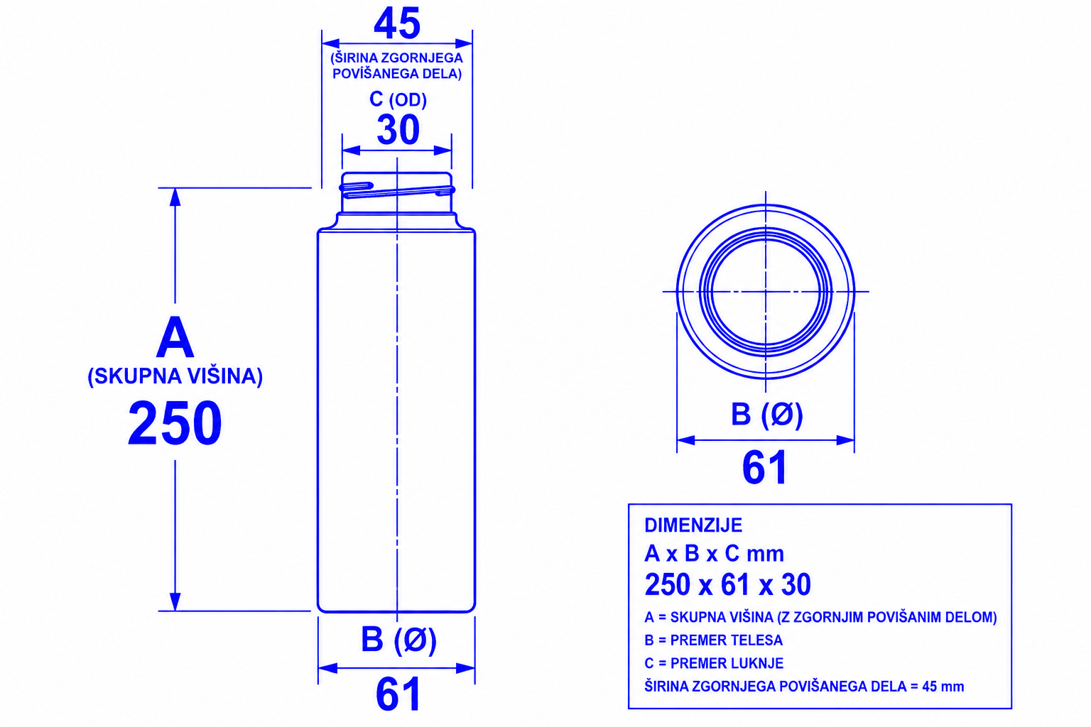 💧 Mehanski filter vložek pleten 5 mikronov FA 10” BX - slika 4