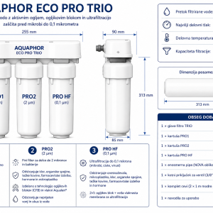 Podpultni čistilec AQUAPHOR ECO PRO TRIO - slika 2